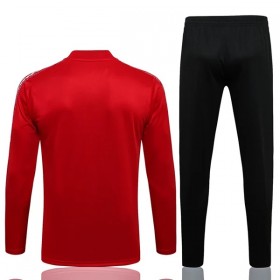 Manchester United Champions League Training Huppari Suits 2022-23 Punainen Valkoinen 1/4-Zip